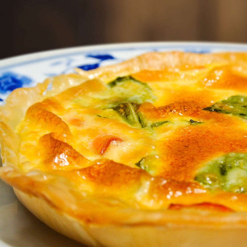 QUICHE DE POLLO QUESO PIMENTÓN
