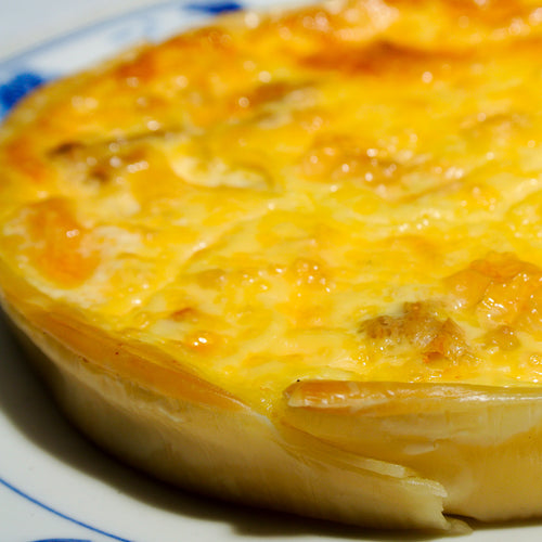 QUICHE DE CAMARÓN QUESO