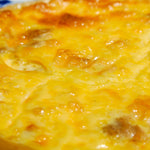 QUICHE DE POLLO, CHOCLO Y QUESO