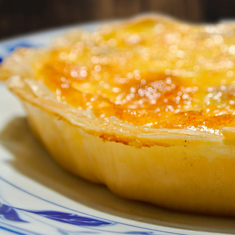 QUICHE DE POLLO, CHOCLO Y QUESO