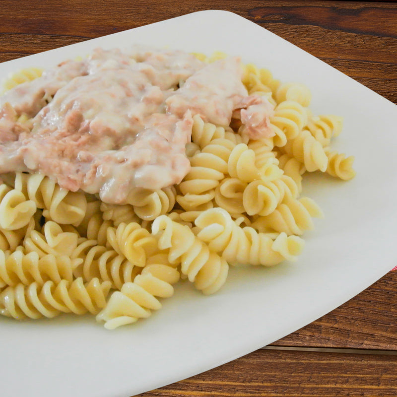 ESPIRALES CON SALSA DE ATÚN