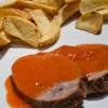 CARNE AL JUGO CON PAPAS ASADAS