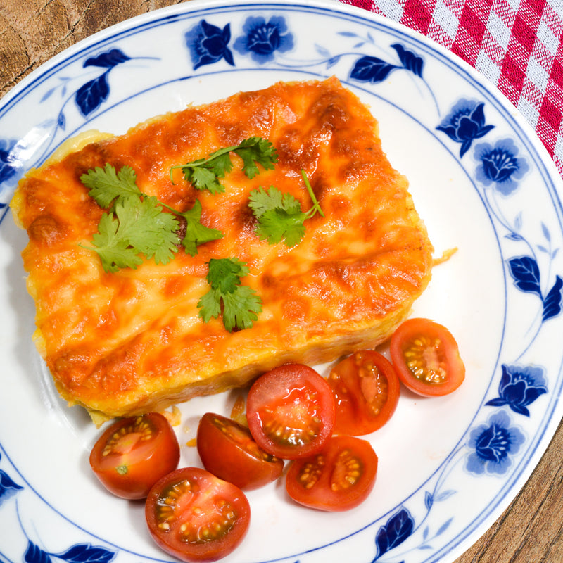 BUDÍN DE ZAPALLITO Y ZANAHORIA CON ARROZ (VEGETARIANO)