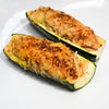 ZAPALLITO ITALIANO RELLENO CON PINO DE VERDURAS (VEGETARIANO)