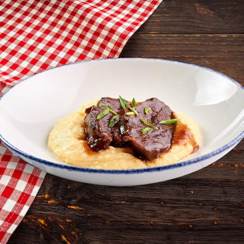 LOMITO DE CERDO CON PURÉ DE GARBANZOS