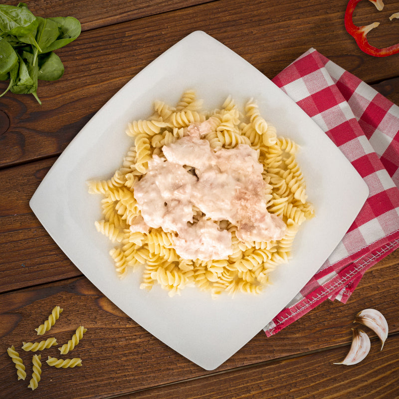 ESPIRALES CON SALSA DE ATÚN