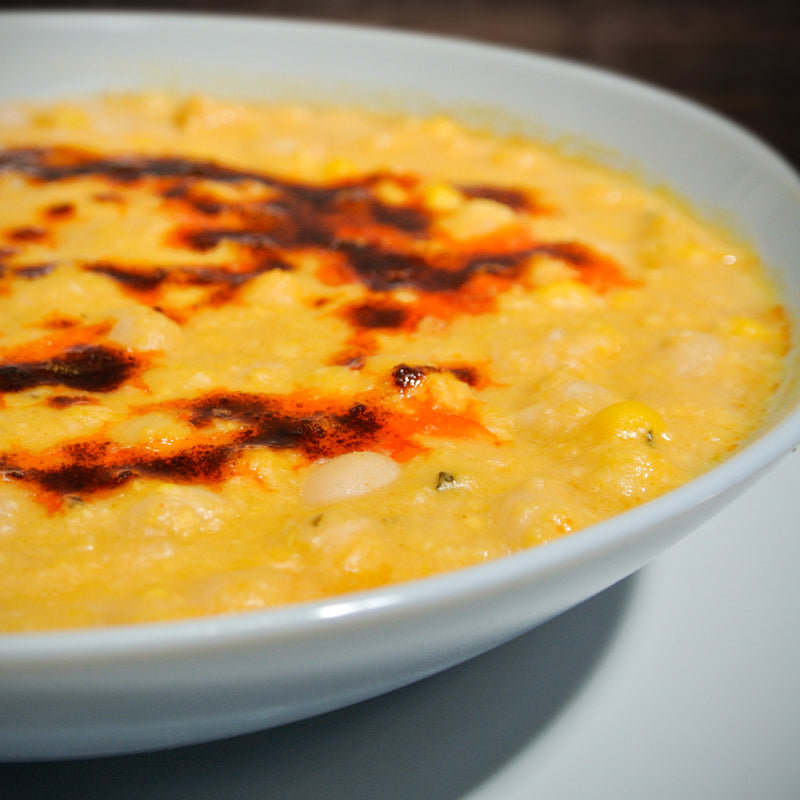 POROTOS CON MAZAMORRA (VEGETARIANO)